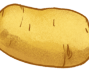 Kartoffel med skræl