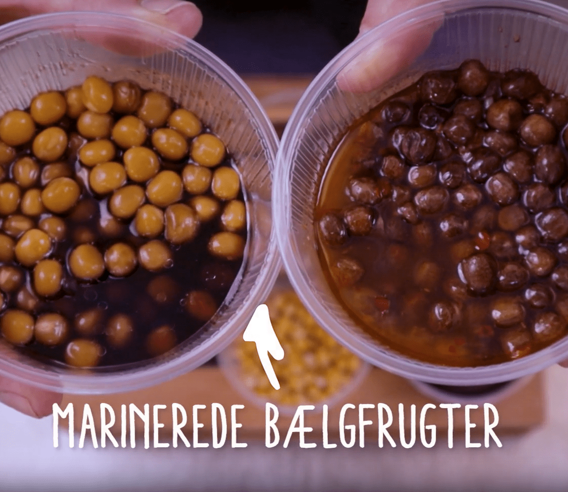 marinerede bælgfrugter