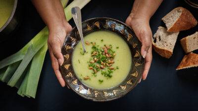 kartoffel-porresuppe